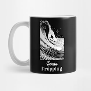 ocean dropping, surf girl vibes, v2 Mug